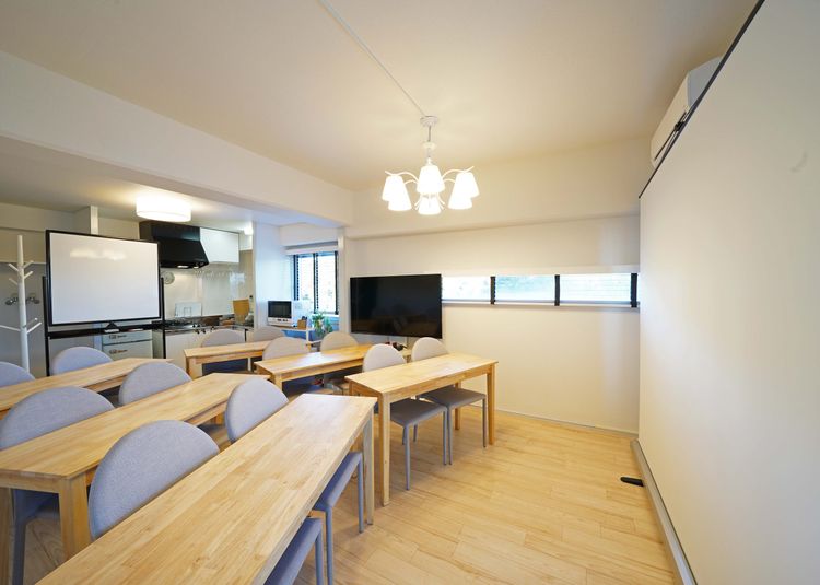 レイアウト自在！食事会・サロン・会議に！32㎡のレンタルスペース - つくばレンタルスペース パークサイド二の宮