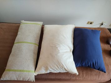 枕3種有り - 乃木坂レンタルサロン 好立地レンタルスペースの設備の写真