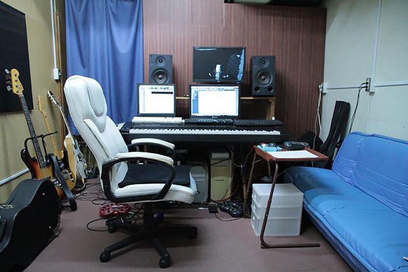 ビッグメイドミュージック Bスタジオの室内の写真