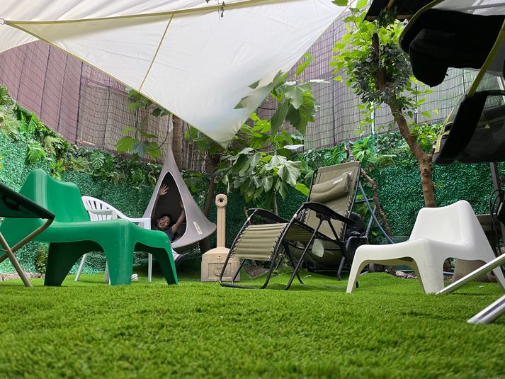 1F BBQスペース - レンタルスペースビル ドロンバ