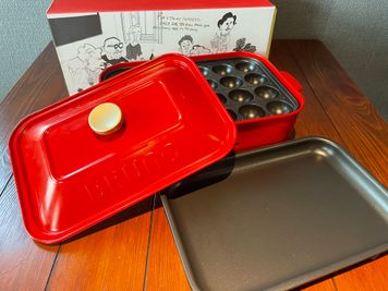 たこ焼き・鉄板焼きパーティーに！！ - わくわくスペース　あつまるべ キッチン付きレンタルスペースの設備の写真