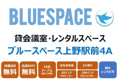 ブルースペース上野駅前4A&4B(2部屋あり） 4A(401) 撮影スタジオの室内の写真