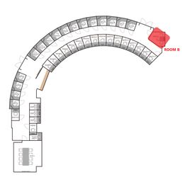 【ROOM B（1～2名）】はこちらです。 - PERSONAL SUITE 新橋 ROOM B（1～2名）※空調音ありの設備の写真