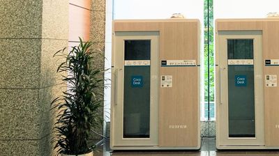 【大阪駅徒歩4分・個室】CocoDesk 梅田ダイビル　B1F エントランスホール　１番ブース(隣接ブースあり) - CocoDesk [FH-01] 梅田ダイビルB1F　１番ブース