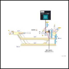 麹町駅の構内図 - CocoDesk [PH-01] 麹町駅　出口3・4方面　１番ブース CocoDesk [PH-01]のその他の写真
