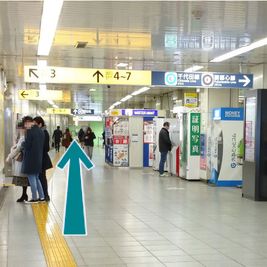 コマ地図③ - CocoDesk [QT-01] 明治神宮前駅　出口3方面駅事務室前　１番ブース CocoDesk [QT-01]のその他の写真