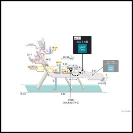 六本木一丁目駅の構内図 - CocoDesk [GH-01] 六本木一丁目駅　出口3方面　１番ブース CocoDesk [GH-01]のその他の写真