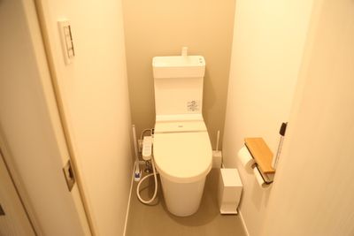 1F女性用トイレです。 - AllBros.Meets（MHDESIGNS) 業務に集中できるコワーキングスペースの設備の写真