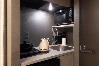 備付キッチン - FAV HOTEL KUMAMOTO スーペリアツイン【202】の設備の写真
