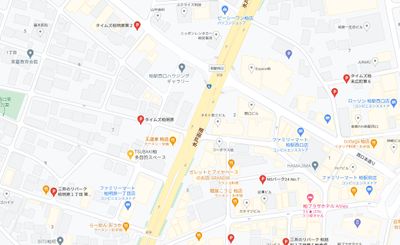 周辺地図です。
人気ラーメン店、鰻屋さんのすぐ裏側です。
☆がTSUBAKI柏
Ｐがコインパーキング - TSUBAKI柏 TSUBAKI柏スペースのその他の写真
