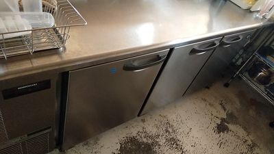 コールドテーブル（冷凍冷蔵庫） - Ｔｈｅ　Ｒｏｏｍ 本格厨房付きレンタルカフェスペース（菓子製造許可も有り）の設備の写真