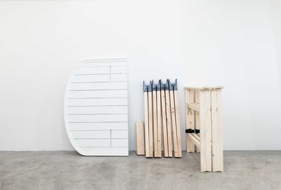 展示台(天板/半円) - メゾンシンテンチ  レンタルスペースの設備の写真