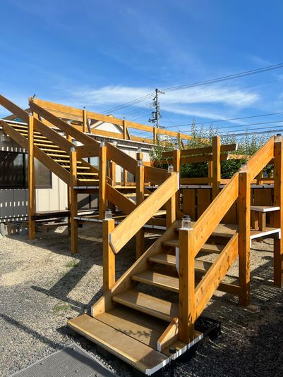 見晴らしの良いウッドデッキスペース - スカイデッキ　アクト