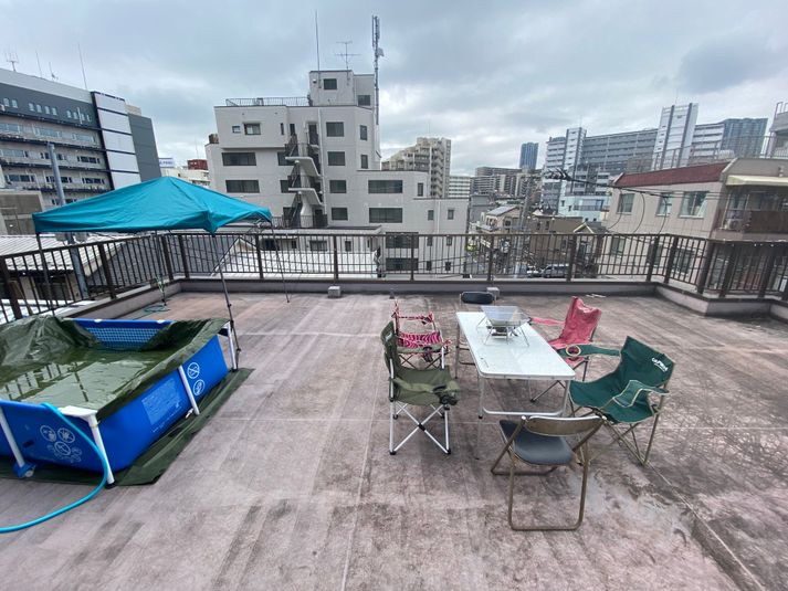 門前仲町屋上スペース 屋上BBQ、撮影、ロケ、筋トレの室内の写真