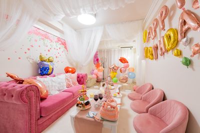 可愛いをたくさん詰め込みました - 🎀idol五反田🎀 推し会・女子会・誕生会・おうちデート・仕事【IDOLE五反田】の室内の写真