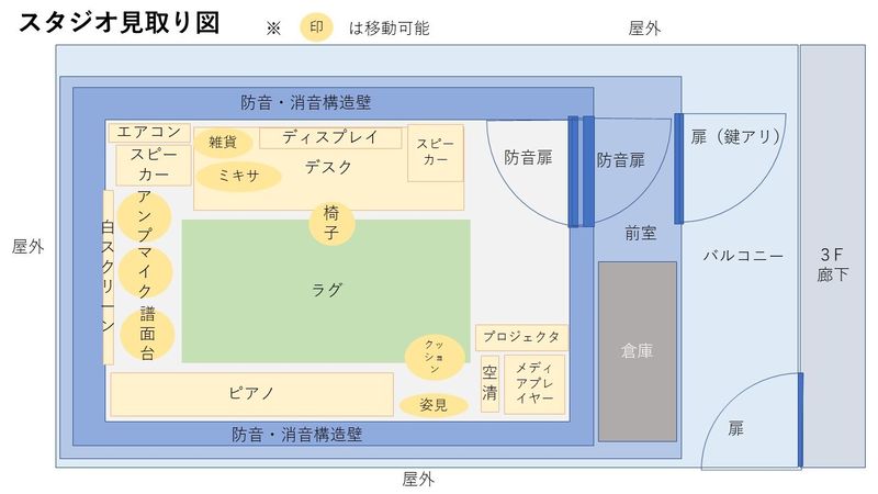 ソフィア百花園　割引の方【学生（18〜25歳）・女性・楽器練習】 - ソフィア百花園