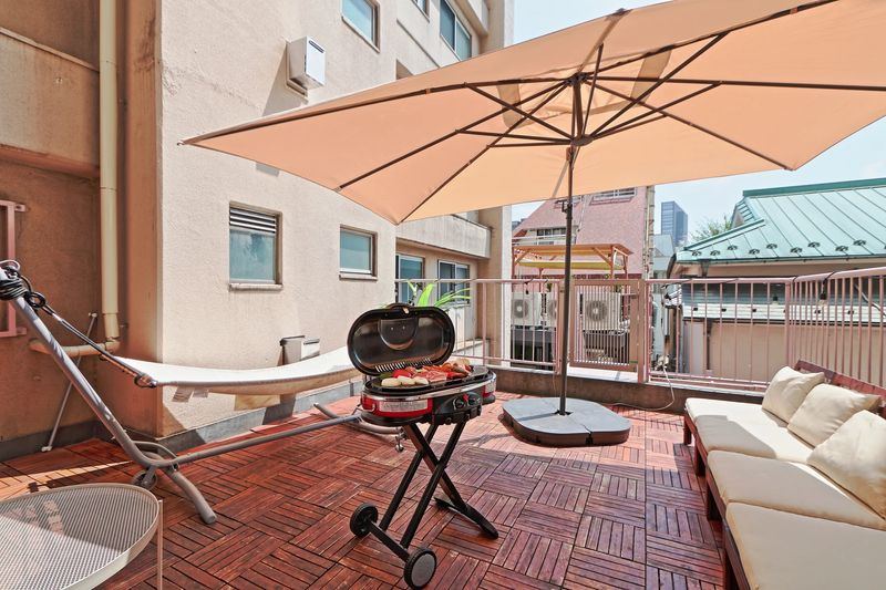 キャンプ風 大人数・BBQ可/広々バルコニー付スーペース - 「Naomi’s Rental Space」