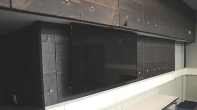 テレビモニター55inch ※移動不可 - 佐田ドリームホール 多目的スペース ドリームホールの設備の写真