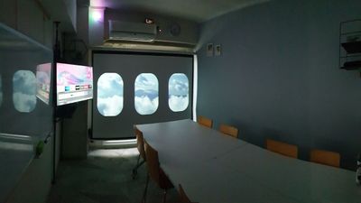 大門駅30秒の最上階スペース 景色・換気抜群！芝ダイヤハイツ会議室の室内の写真