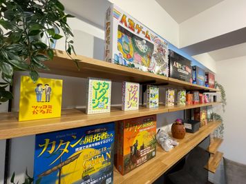 ボドゲ上野１号店の室内の写真