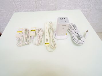 電源延長タップは多めにご用意しています - みらいスタジオ西池袋の設備の写真