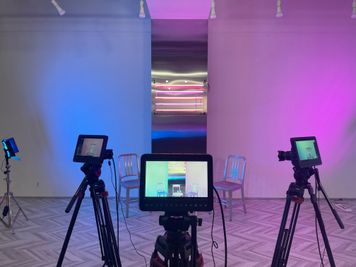 ライブ配信のご利用も。機材は全てありますのでご相談ください。 - ワンクロ中目黒スタジオ レンタルスタジオ 多目的スペース 中目黒駅前の設備の写真