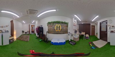 360°カメラ内観1 - HORNET GYM 【清潔さと広さにこだわり◎】レンタルジム【新中野3分/45㎡】の室内の写真