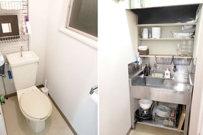 トイレ、キッチン - ☀️神楽坂･飯田橋のレンタルスペース レンタルスペース 飯田橋301の設備の写真