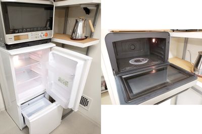 冷蔵庫、オーブンレンジ - ☀️神楽坂･飯田橋のレンタルスペース レンタルスペース 飯田橋301の設備の写真