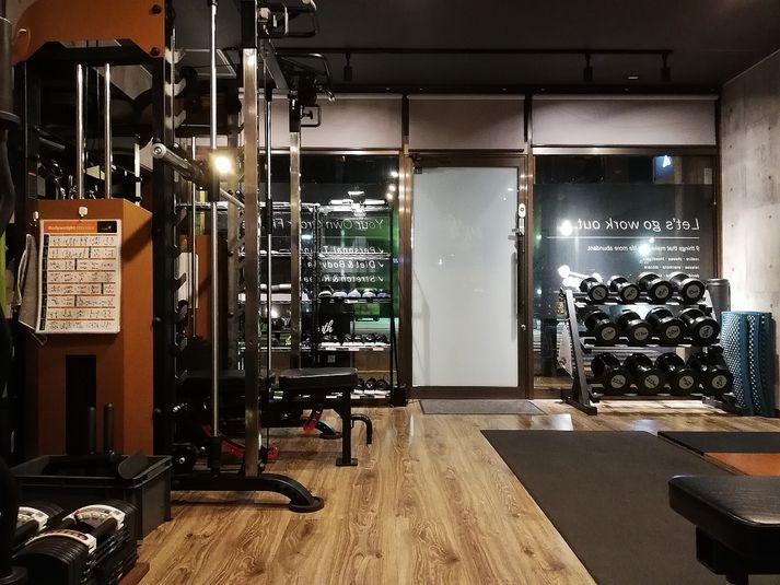 E9th PRIVATE GYM レンタルジムの室内の写真