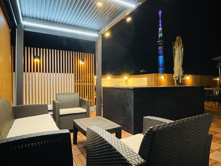【スカイツリーBBQテラス•浅草】9階建ての屋上 - 【浅草&上野&蔵前】徒歩圏内 最大25名貸切テラスBBQ♪