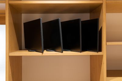 PCモニター - GARAGE MACHIDA 南大谷店 【就活オンラインブース】GARAGE MACHIDA個室（B席）の設備の写真