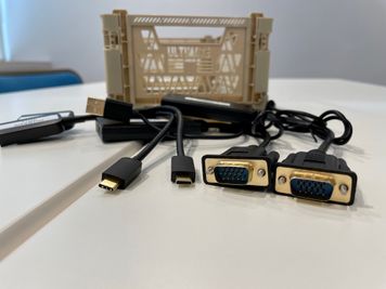 【HDMIへの変換機は、タイプCとVGAをご用意しています】 - TIME SHARING 六本木 第6DMJビル 4Bの設備の写真