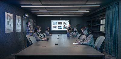 14名まで使えるミーティングスペース - ちょっといい貸し会議室フランツの室内の写真