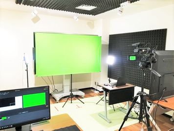 クロマキー撮影可 - レンタルスペース＆撮影・配信スタジオ　LiLeaS（ライラス） LiLeaS（ライラス）RoomA（撮影／配信パック）の室内の写真