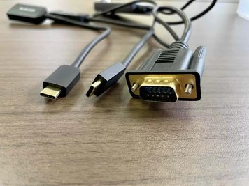 【VGA、タイプCのHDMI変換機もご用意しております】 - TIME SHARING 渋谷神南 3Bの設備の写真