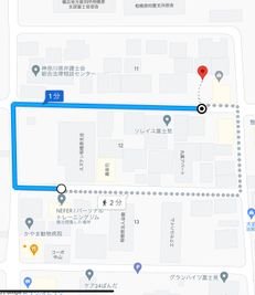 お店から徒歩1.2分の専用駐車です - NEFER for bodydesign 完全個室のレンタルジムのその他の写真