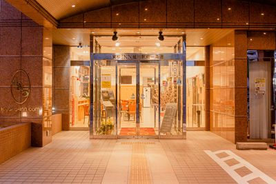 東横INN旭川駅前一条通 シングルの入口の写真