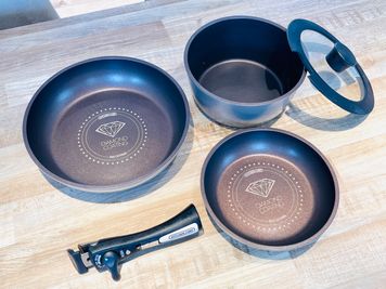 ご覧の調理器具がございます。 - レンタルスペース Ritzなんば【難波】 1名～20名様専用〈SMILE工房 Ritzなんば〉の設備の写真