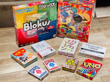 各種ゲームは無料で貸し出し致します。 - レンタルスペース Ritzなんば【難波】 1名～20名様専用〈SMILE工房 Ritzなんば〉の設備の写真