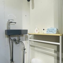 手洗い場 - レンタルジム BLAZE LILLY(ﾌﾞﾚｲｽﾞ ﾘﾘｰ) 完全個室・完全予約制レンタルジムの設備の写真