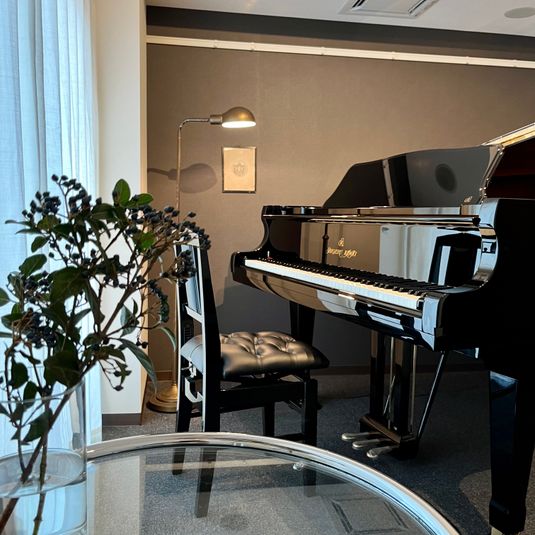 Shigeru Kawai常設 24時間演奏可能な防音室 - 外苑ピアノサロンの室内の写真