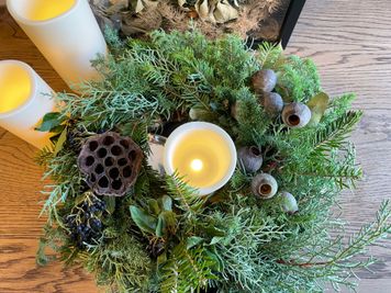 Christmas Wreath - 下北沢レンタルスペース８ 大人が寛げるレンタルスペースの設備の写真