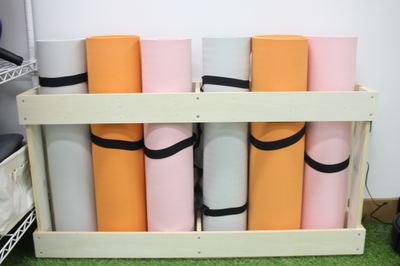 ヨガマット6枚 - パーソナルレンタルスタジオ モエギ市ヶ谷/Moegi市ヶ谷 大学オフィス街近スタジオ♪ヨガピラティスダンス練習レッスンに最適の設備の写真