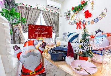 期間限定🎅クリスマス装飾 - TAMARIBA横浜 ビンテージ×Francfranc、カッコよくて可愛いお部屋の室内の写真