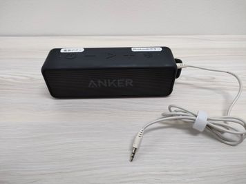 スピーカーは定番製品のSoundcore2です！
Bluetooth、AUX有線のどちらでも使用可能です。 - パーソナルレンタルスタジオ モエギ市ヶ谷/Moegi市ヶ谷 大学オフィス街近スタジオ♪ヨガピラティスダンス練習レッスンに最適の設備の写真