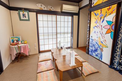 個室になる和室
面談やオンラインに最適 - KIKCAFE ３つのスペースを楽しめるコワーキングカフェの室内の写真