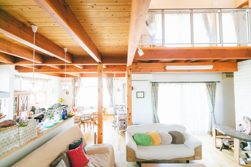 吹抜けのある大空間スペース - A-HOUSE