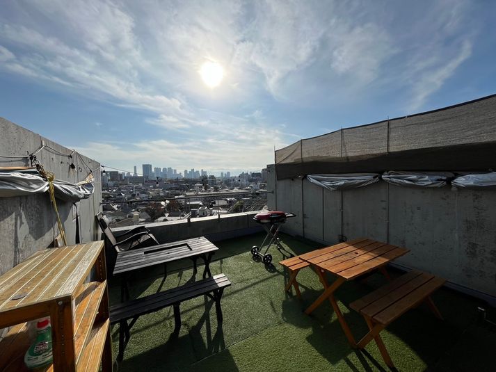 バーベキューテラス★IKESORA - 秘密の屋上キャンプ