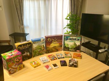 ボードゲーム各種
取り揃えております♪ - お気軽スペースHARU　オークビラ　ワークスペース お気軽スペースHARU　オークビラ上之園　ワークスペースの室内の写真